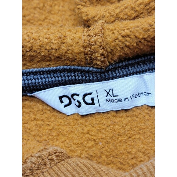 DSG Men Pullover Hoodie Size XL Brown 1/4 Zip Dicks Sporting Goods - Picture 4 of 6